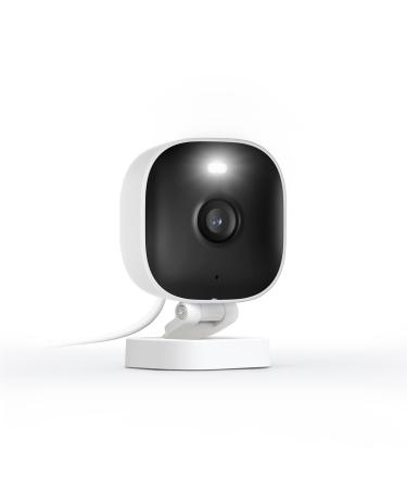 Vimtag Mini G3 Security Camera Outdoor/Indoor with Spotlight Plug-in HD Full-Color Night Vision Home Cam with AI Human Detection Weather-Resistant Cloud/SD Card Storage Support Alexa & 2.4Ghz WiFi White 1Pack