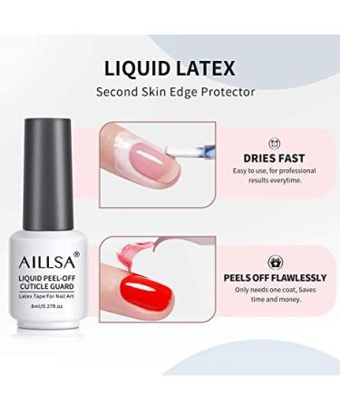 AILLSA Gel Nail Polish Set - 24 Pcs Candy Colors Spring Summer Kit with Glossy/Matte Top Coat, Rainbow Orange Pink Glitter Soak Off UV Gel Polish Set - Perfect Mother's Day Gift - Buy Online on SooperMarket.com