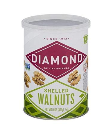 Diamond of California Shelled Walnuts 14 oz (397 g) - Premium Quality Nut Snack - Buy Online on SooperMarket.com