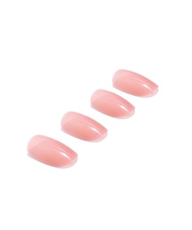 Handcess 24 Pcs Medium Pink Ballerina Press On Nails | Glossy False Nails for Women & Girls - Perfect for International Shipping - Buy Online on SooperMarket.com
