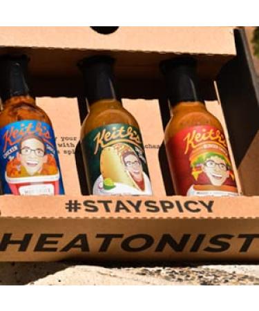 Keith's Hot Sauce Trio - Chicken, Burger & Taco Sauces - 5 Oz | Shop Now - Buy Online on SooperMarket.com