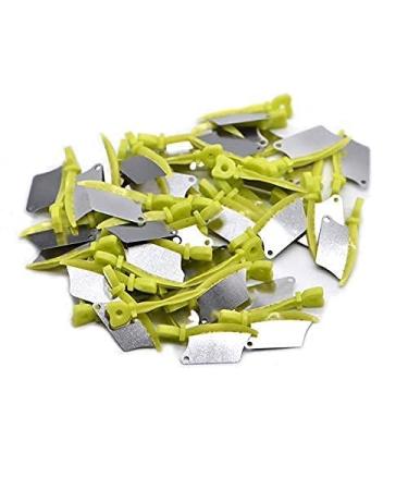 Dental Wedge Guard with Metal Plastic Knife and Protection Matrix for Teeth Interproximal Area 50pcs/box (SMALL)