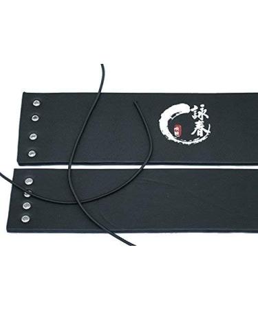 Wing Chun Wooden Dummy Punch Pad | Kung Fu Training Boxing Kick Pad - Black - Buy Online on SooperMarket.com