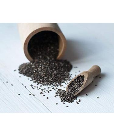 Non-GMO Black Chia Seeds 15lb - Sproutable, Vegan, Keto, Sirtfood, Kosher - Rich in Omega-3s, Fiber, Protein - Great for Pudding, Smoothie, Oatmeal - Bulk Pack - Buy Online on SooperMarket.com