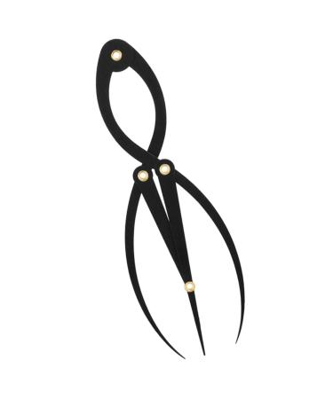 WOONEKY Compass Guide Template Tools Eyebrow Measuring Ruler Eyebrow Positioning Rulers Makeup Tools Balance Stainless Steel
