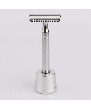 Oikabio Shaver Stand - Alloy Regular Razor Holder in Silver | International Shipping Available - Buy Online on SooperMarket.com