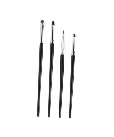 Mikinona 4pcs Eyeliner Brush Eye Brush for Makeup Eye Precision Brush Black Makeup Brush
