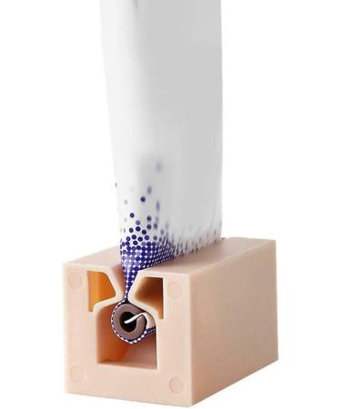 Xeodaun 4Pcs Multifunctional Toothpaste Tube Squeezer Plastic Tooth Paste Holder Dispenser - Buy Online on SooperMarket.com