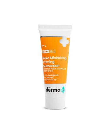 Pore Minimizing Priming Sunscreen with SPF 50 & PA+++ | Reduces Pore Size & Excess Oil | 2-in-1 Primer with SPF | Matte Finish with No White Cast | 1.76 Oz/50g