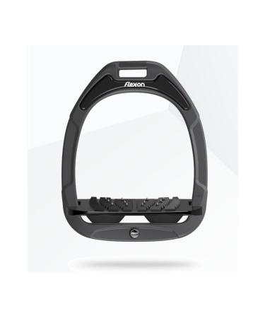 Flex-On Green Composite Ultra Grip Stirrups - Dark Grey Grey