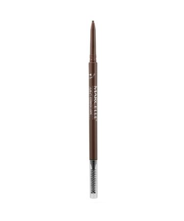 Marcelle Nano Retractable Eyebrow Liner  Medium Brown  Brow Pencil  Ultra-Precise Definition  Waterproof  Long-Lasting  Hypoallergenic  Cruelty-Free  0.09 g