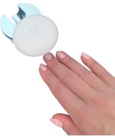 HayHay 3W UV Nail Lamp, Anticlockwise 180 Rotation, Portable Manicure Gel Lamp with 30/60s Timer and Mini Gel Polish - White - Buy Online on SooperMarket.com