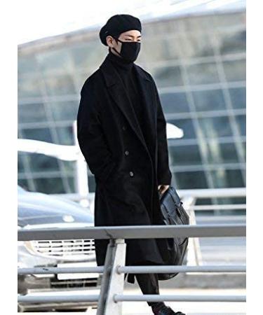 Korean Unisex Kpop Basic Black Cotton Face Mask + Oil Blotting Paper Bundle - Buy Online on SooperMarket.com