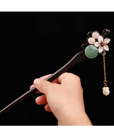 minkissy Hairpin Tassel Hair Stick Hat with Hair Attached for Women Bride Hair Stick Chinese Hair Sticks Hair Chopsticks for Women Buns Hair Fork Accessories Miss Modeling - Buy Online on SooperMarket.com