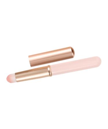 Lip Blending Brush Makeup Brush Lip Gloss Lip Makeup Lip Brush Wand Portable Lip Brush Lip Balm Applicator Lip Wands Lip Lips Pink Aluminum Tube Lip Mask Brush