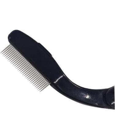 WOFASHPURET Curved Eyebrow Comb eyebrow comb plastic handle eyebrows comb plastic handle eyelash comb fold beauty Gentle Reminder - Buy Online on SooperMarket.com