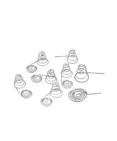 5pcs AAA Battery Positive Negative Conversion Spring Contact Plate AA Battery Nickel Wire Coil Conical Spring Springs (Size : 5pcs Style : 8X18-A) 5pcs 8X18-A