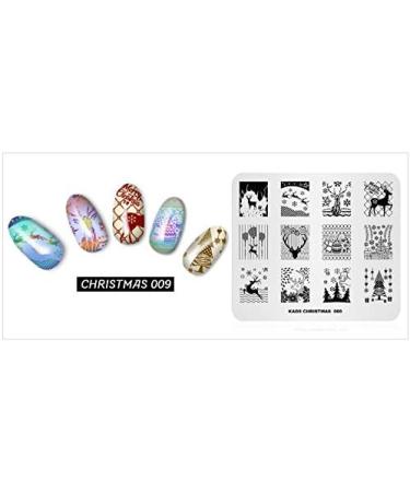 Christmas Winter Elk Stamping Plate for DIY Nail Art - CH009 - Buy Online on SooperMarket.com