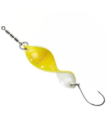 Balzer Trout Attack Shooter Spoon 2 5g 2 5g Yellow-White