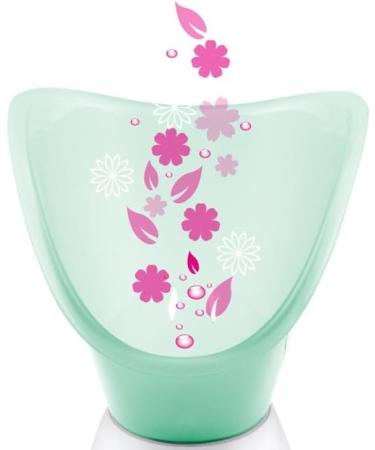 BEPER 40.967N Facial Sauna and Aromatherapy 2 Powers Healing and Relaxing Treatments Hydration and Face Cleansing Tank for Scented Essences White/Green - Buy Online on SooperMarket.com