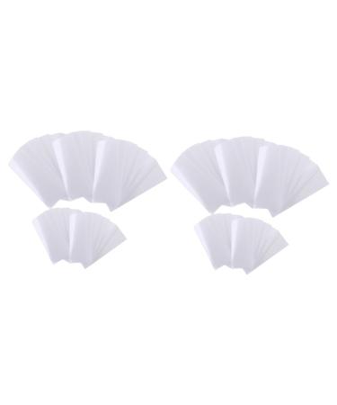 Beavorty 2pcs 5 Wax Paper Tool Detergent Double Sided Nonwoven White