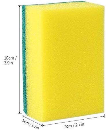 20 Pack Multi-Use Heavy Duty Scrub Sponge Extra Thin Magic Cleaning Sponges Eraser Sponge for Kitchen Bathroom Furniture Leather Car & Steel - Buy Online on SooperMarket.com