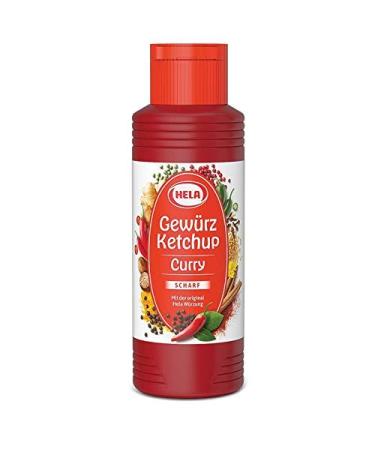 Spicy Hot German Curry Ketchup | German Classic Ketchup Since 1963 | 300 ml | Hela | Germany Curry Ketchup 300 ml (Pack of 1)