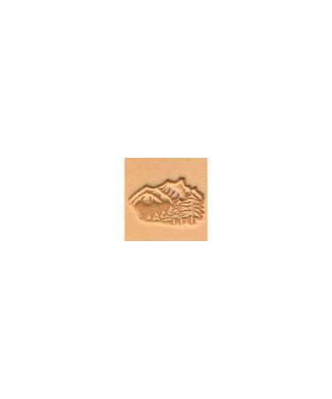 Tandy Leather Mountains & Trees Craftool  3-D Stamp 88324-00