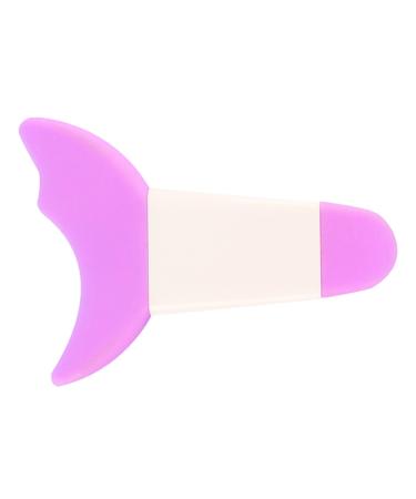 Mascara Applicator Guard Eyelash Guard Long Handle Prevent for Makeup for Beginners (Purple)