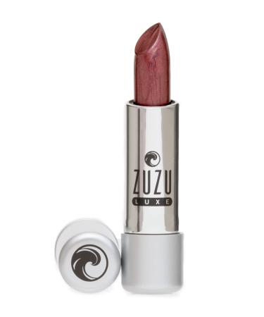 Zuzu Luxe Lip Color Lipstick in Temptress - Grape/Warm Pearl - 0.13 oz | Natural, Paraben-Free, Vegan, Gluten-Free, Cruelty-Free & Non-GMO - Buy Online on SooperMarket.com