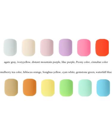 Ruarby Press on Nails Handmade Heart Pattern False Nails Stick on Nails for Women and Girls DIY Craft Nails Art Accessories - Buy Online on SooperMarket.com