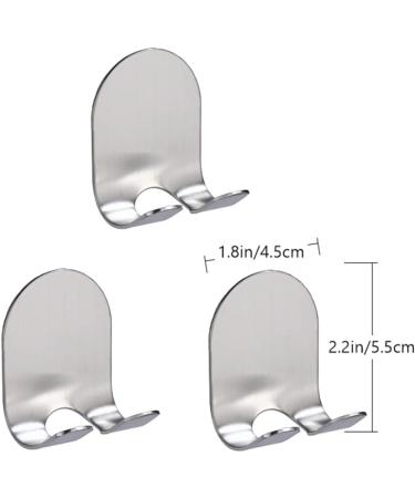 Buy Cabilock 6 Pcs Metal Razor Holder Hook - Stainless Steel 304 Wall Stand for Bathroom & Key Accessories - Buy Online on SooperMarket.com