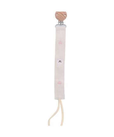 Soft Rabbit Pacifier Holder Strap - Easy-to-Wear Clip for Babies | Prevents Detaching | Best International Shipping - Buy Online on SooperMarket.com