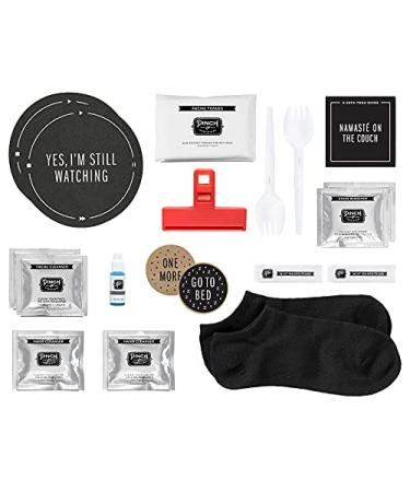 Binge-Watching Survival Kit for Friends & Family | 18 Essential Items for At-Home Spa Day | Fun Portable Gift Box - Buy Online on SooperMarket.com