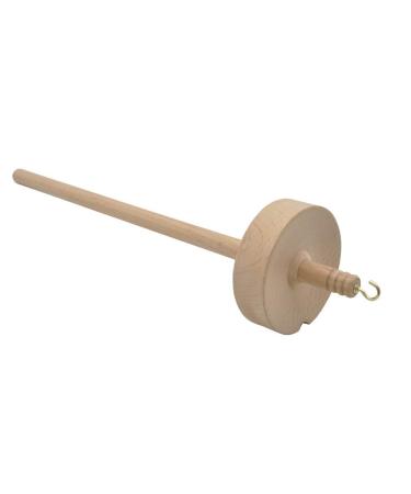 lzndeal Drop Spindle Top Whorl Yarn Spinner Spin Spinning Hand Carved Wooden Tool Gift for Beginners