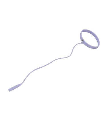 Tweezers Wristband Portable Replaceable Pull Rope Lash Tweezers Bracelet Silicone for Salon (Purple)
