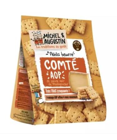 Michel Et Augustin Comte Cheese Salty Crackers 100g - Pack of 3