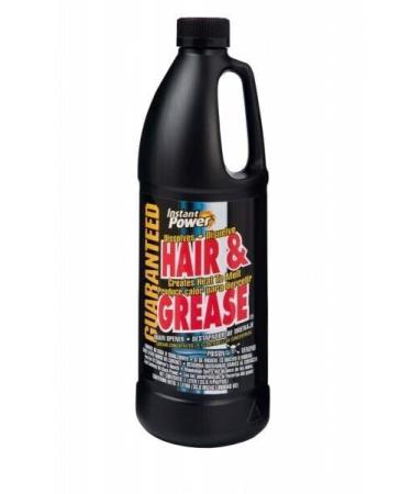 1 Litre Instant Power Hair & Grease Remover Effortlessly Tackling Stubborn Grease & Grime In Pipes Break Down & Dissolve Hair Clogs Quickly Fast & Effective Remedy For Clogged Drains (1 Liter 3) 1 Liter 3