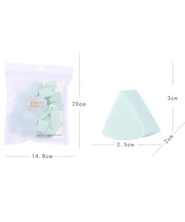 Buy Angoily Makeup Puff Wedge - Bulk Cosmetic Blender Sponge for Foundation & Cleansing | Triangle Powder Puff - Ideal for Loose Powder - 8.3x8.3x10CM - Buy Online on SooperMarket.com