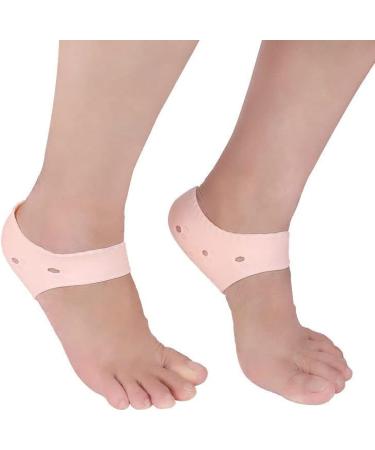 2 Pairs Gel Silicone Heel Cover Protector for Plantar Fasciitis, Orthopedic Bunion Corrector - Foot Pain Relief - Buy Online on SooperMarket.com