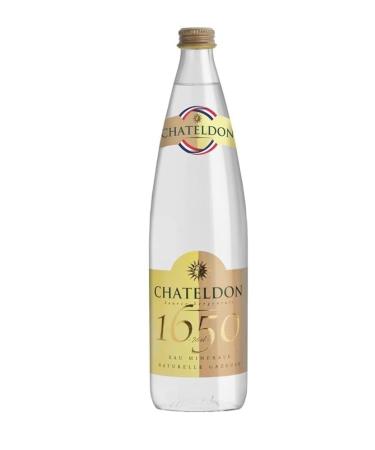 Chateldon sparkling water glass bottle 75cl - Pack of 12