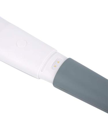 Electric Silicone Bath Brush - Waterproof Vibrating Body Shower Cleansing & Massager - Long Handle Multi-functional Design (Gray) - Buy Online on SooperMarket.com