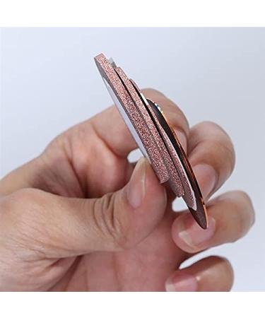 4 Rolls(One roll per size) Glitter Nail Art Striping Tape Lines Width 1+2+3mm-Striping Tape for Nail Art-Nail Striping Tape Foil-Nail Striping Tape Thick-Nail Striping Tape with Dispenser-Self-Adhesive DIY Nail Art Tape - Buy Online on SooperMarket.com