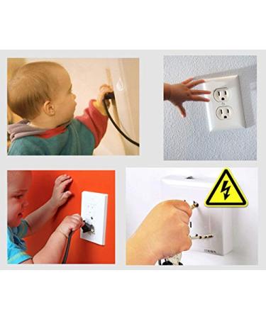 38 Pack Clear Outlet Covers Baby Proofing - Vmaisi Electrical Safety Plug Protector - Buy Online on SooperMarket.com