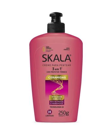 Buy Skala Ceramidas 3 in 1 Combing Cream - Nourishing G3 Ceramides for All Hair Types - 250g (8.81oz) - International Shipping Available - Buy Online on SooperMarket.com