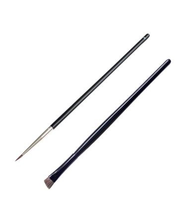 Gogogmee Makeup Brush 2pcs Brush Eyeshadow Cosmetic Eye Makeup Tools Eyeliner Eyeliner Makeup Brush