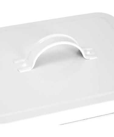 Laundry Detergent Container - White Canister with Scoop for Powder, Beads, Pods - 100 oz Capacity - Bathroom Storage Organizer - Buy Online on SooperMarket.com