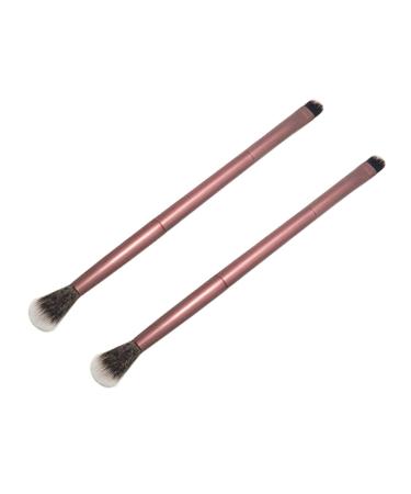 minkissy Eye Makeup Makeup Brushed Professional Cosmetic Dual Ended Makeup Brush T Tool Specialty Tools Synthetic Cosmetic Crystal Cosmetics Washable Travel
