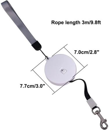 Mioyoow Mini Retractable Dog Leash 3m - Reflective Roller Leash for Small Dogs & Cats | International Shipping - Buy Online on SooperMarket.com