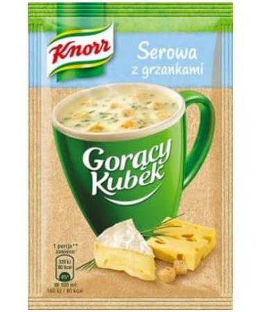 Polish Hamper Bag Cellophane Bag KNORR Gor cy Kubek Hot Cup Instant Soup with noodles or croutons 5 x 15g assorted flavours tomato soup goulash soup forest mushroom soup zurek cucumber soup  - Buy Online on SooperMarket.com